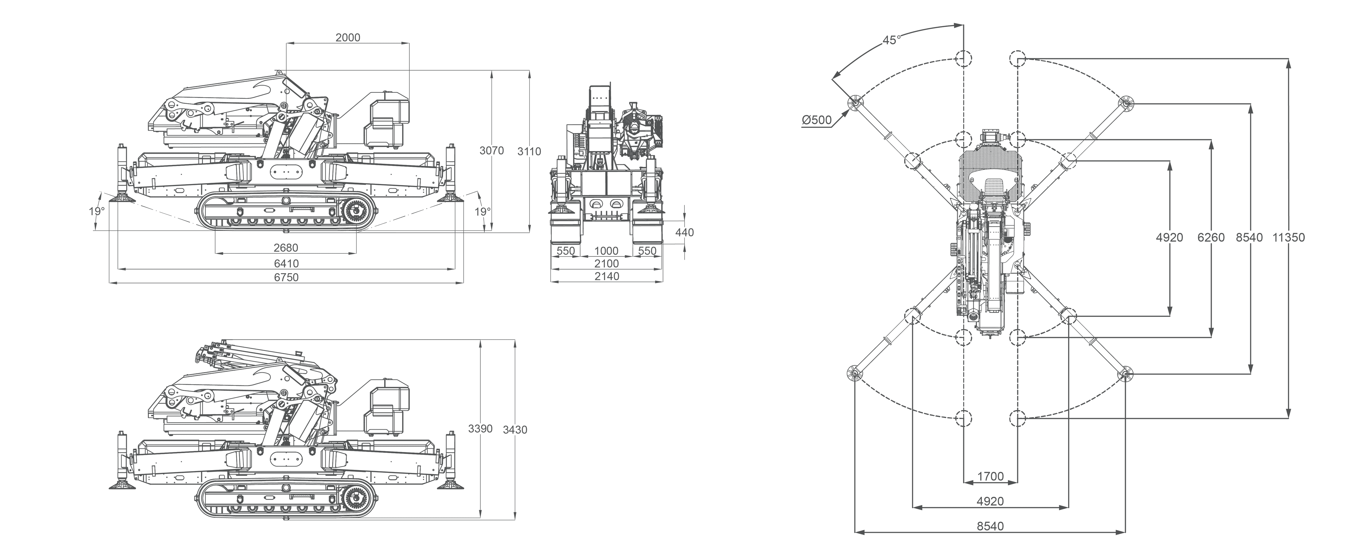 JF990 Dimensioni_Dimensioni Metriche