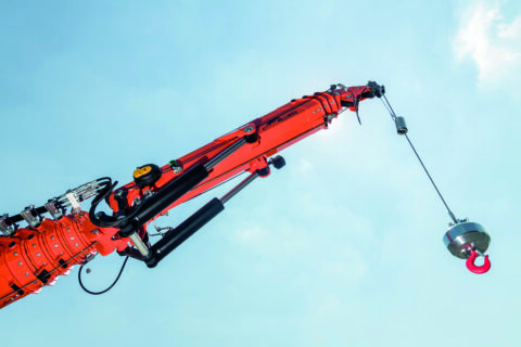 Hydrauliczny wysięgnik