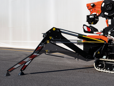 Podwójna pozycja wysięgnika