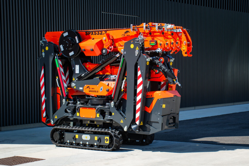 New Jekko mini crane in Poland – compact, smart and ready to work